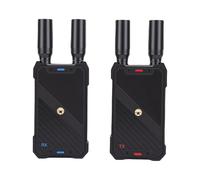 Annadue Extensor HDMI Inalámbrico 5GHz, 400m 1080P Emisor y Receptor de Vídeo Inalámbrico con H.265 y Latencia 0.05s, KVM para Streaming Presentación Juegos