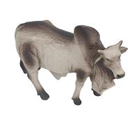 Annadue Figura de Toro de Plástico, Modelo Realista de Ganado de Granja Simulado, Juguete de Animal de Toro en Miniatura para Colección de Juegos de Simulación