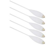 Annadue Flotadores Grandes Acrílicos, Aparejos De Pesca De Hundimiento Lento De 10g, Accesorios para Caña De Pescar en Hielo sin Olor, 5 uds. De Flotadores para Trucha De Orilla del Lago (10g)