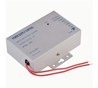 Annadue Fuente de Alimentación de Control de Acceso, Control de Acceso de la Puerta 12V 3A para la Cámara de Intercomunicador de Bloqueo Eléctrico con Retraso Ajustable 0-15S NC/Sin Salida de Pared