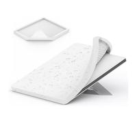Annadue Funda de Silicona para Satélite Funda Protectora Protectora de Antena (White)