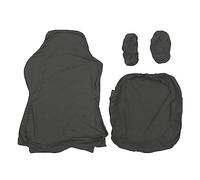 Annadue Funda para Silla de Juegos, Funda Elástica para Silla de Oficina con para Reposabrazos, para de Ordenador con Respaldo Alto, Protector Transpirable para de Juegos para Oficina en Casa (Gris