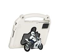 Annadue Funda para Tableta de Espuma EVA a Prueba de Golpes, Cubierta de Soporte para Motocicleta con Asa, Carcasa Protectora Apta para Niños para Tab S9 S8 S7, Pad 6 5, Tab (2)