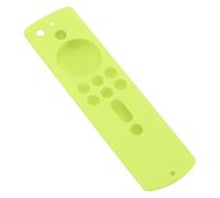 Annadue Funda Protectora de Silicona para Fire TV Stick 4K, Cubierta Antideslizante a Prueba de Golpes para Control Remoto, Dispositivo de Transmisión de TV Inteligente (Verde Fluorescente)