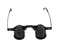 Annadue Gafas Binoculares 10X, Lente HD con Zoom 10X, Gafas Binoculares de Enfoque Manual a Prueba de Lluvia para Pesca, Observación de Aves, Conciertos Deportivos, ópera (Black)