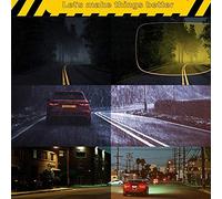 Annadue Gafas de Sol Piloto Fotocromáticas, Protección UV400, Alta Definición, Visión Nocturna, Marco de Metal Duradero (YELLOW)