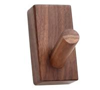 Annadue Gancho de Pared de Madera Maciza para Dormitorio, Sala de Estar, | Perchero de madera hecho a mano, acabado liso encerado, soporte de pared para ahorrar espacio, decoración de oficina en el