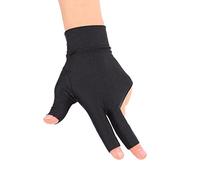 Annadue Guante de Billar de Billar para Mano Izquierda, Guante de Spandex con Tres Dedos para Hombres y Mujeres, de Piscina Transpirable con Punta Abierta para un Trazo Suave y Consistente