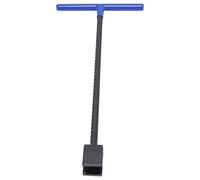 Annadue Herramienta Clave para Medidor de Agua de Acero de Primera Calidad, Llave Ergonómica con en T para Válvulas, Grifos, Uso Profesional, 1,67 Libras (BLUE)