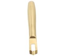 Annadue Herramienta Peladora de Ralladura de Limón, Rallador de Limón de Acero Inoxidable para Cócteles, Utensilio de Cocina Multifuncional, Pelador de Cítricos para Hornear Coctelería (GOLD)