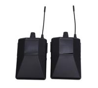 Annadue Inalámbrico en el Monitor de Orejas, IEM UHF Beltpack Receptor 500-999MHz Frecuencia Ajustable para Estudio, Guitarra, Actuación en Vivo