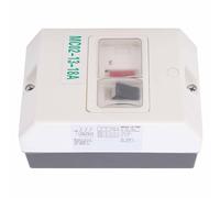 Annadue Interruptor Automático de Protección de Motor 220V 380V IP55 | Disyuntor de sobrecarga, interruptor aislador de motor, control eléctrico industrial, carcasa compacta de ABS, disparo