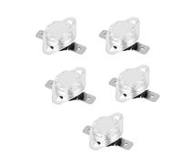 Annadue Interruptor de Termostato KSD301 250V 15A Interruptor de Control de Temperatura Cerrado Normal, 5 Piezas Térmico para Dispensadores de Agua Hornos de Microondas Botellas de Agua Hirviendo