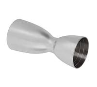 Annadue Jigger Doble de Cóctel de Acero Inoxidable, Taza Medidora de Barra con en Forma de U, Jigger Medidor de Vino para Barman, Herramienta para Mezclar Bebidas y Licores (Luz de espejo)