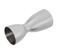 Annadue Jigger Doble de Cóctel de Acero Inoxidable, Taza Medidora de Barra con en Forma de U, Jigger Medidor de Vino para Barman, Herramienta para Mezclar Bebidas y Licores (Luz de espejo)