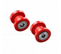 Annadue Juego de Polea de Rodillo Tensor de Cadena, Rueda Tensora de Guía de Cadena de Motocicleta para Moto de Cross, ATV, Mini Bicicleta, Rodillo de Polea de 8 Mm y 10 Mm con Rodamiento, Tensor de