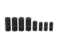 Annadue Juego de Vasos para Grifo con Accionamiento de 1/4 3/8 de Pulgada, Adaptador de Vaso para Grifo 70500 con Estante de Almacenamiento, Vaso para Soporte de de Acero de Aleación para Automoción