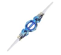 Annadue Juguete de Espada Retráctil de Doble Extremo, Sable Giratorio de Doble Filo, Espada Luminosa Brillante para Niños, Juguete de Cosplay de Fiesta con Múltiples Estilos de Iluminación (Blue)