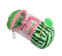 Annadue Juguete de Peluche Exprimidor, Lindo Colgante de Dibujos Animados Suave, Llavero de Felpa Giratorio con Cordón, Ideal para Decoración de Bolsos, Regalo Divertido (sandía)