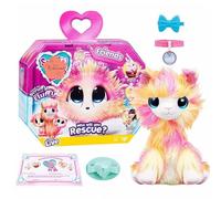 Annadue Juguete de Peluche para Gato Sorpresa para Perro de Baño con Cepillo y Collar, Duradero, 9,84 Pulgadas, Niños (Annadue1qbkg2oy6i-220217LP09-1)