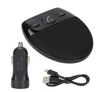 Annadue Kit Manos Libres Bluetooth para Teléfono de Coche, Visera de Coche Bluetooth 5.0, Tono de Anuncio, Mini Altavoz de Micrófono Omnidireccional.