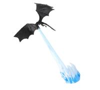 Annadue Lámpara de Estante con Dragón Volador 3D, Luz de Rincón para | Decoración de dragón impresa en 3D, adorno de rincón de libro de fantasía, pieza central de estante de dormitorio,