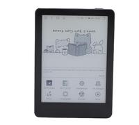 Annadue Lector de Libros E de 6 Pulgadas, Pantalla Táctil de 300ppi, Almacenamiento de 4 GB RAM 64GB, Lector de Libros Electrónicos WiFi con Luz Frontal - Tableta de Papel E Portátil (Black)