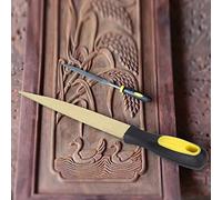 Annadue Lima de Madera, Escofina Cónica Dorada para Tallar Carpintería, Herramienta de Carpintero Artesanal, Herramienta Avanzada de Carbono, Acero Resistente Al Desgaste, Antideslizante PP+TPR