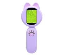 Annadue Lupa Electrónica, Microscopio Digital de Mano con Pantalla a Color de 2,0 Pulgadas, Cámara de Microscopio de Bolsillo Portátil con 8 Luces LED, Juguete Científico para Educación de Niños
