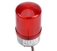 Annadue Luz de Advertencia de Emergencia LED Roja, Lámpara de Baliza Giratoria AC220V, Iluminación de Advertencia Estroboscópica para Seguridad en el Trabajo del Vehículo, 1 ud.