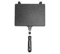 Annadue Máquina para Hacer Estufas, Sartén Antiadherente, Tostadora de Mano con Prensa de Panini a la Parrilla, Diseño de Doble Cara Desmontable con Calentamiento Uniforme, Versátil para Sándwiches,