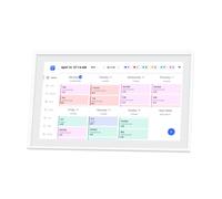 Annadue Marco de Fotos WiFi de 10,1 Pulgadas, Calendario Digital Inteligente con Pantalla Táctil, Organizador Familiar para Horarios del Hogar, Planificador de Comidas, Administra (Enchufe de la UE)