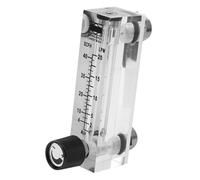 Annadue Medidor de Flujo de Gas Tipo Panel 2-20LPM, Latón BSP 1/4