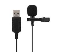 Annadue Micrófono de Clip USB, Mini Micrófono de Condensador