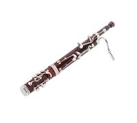 Annadue Mini Adornos de Fagot de 17cm, Modelo de Instrumento Musical en Miniatura, Regalo Artesanal Decorativo para Estante de Oficina en Casa