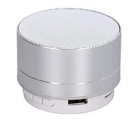 Annadue Mini Altavoz LED Bluetooth Subwoofer Inalámbrico Portátil con Luces de Colores, Aleación de Aluminio, Soporte USB y Tarjeta de Memoria, Llamada Manos Libres Estéreo HD para Regalo de