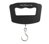 Annadue Mini Báscula de Gancho Digital Portátil de 50kg/10g, Báscula Electrónica de Peso Colgante con LCD Retroiluminada para Viajes de Equipaje de Pesca