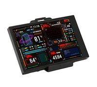 Annadue Mini Pantalla USB de Pantalla IPS de 3 5 Pulgadas para Monitor de Temperatura de Computadora con Pantalla de Datos Interfaz Dual Tipo C para Sistema Win - Negro
