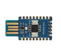 Annadue Mini Placa de Desarrollo Microcontrolador RP2040-One para, Basado en Chip Microcontrolador RP2040, Procesador Arm Cortex M0 de Doble Núcleo, 29 Pines GPIO, Flash de