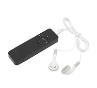 Annadue Mini Reproductor de MP3, Reproductor de Música sin Pérdidas con Soporte de hasta 64 GB, de Música MP3 Portátil para Estudiantes, Correr, Viajar (Black)