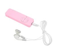Annadue Mini Reproductor de MP3, Reproductor de Música sin Pérdidas con Soporte de hasta 64 GB, de Música MP3 Portátil para Estudiantes, Correr, Viajar (Pink)