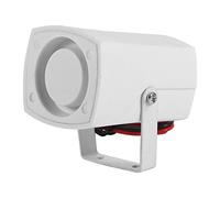 Annadue Mini Sirena de Bocina con Cable, de Alarma de Sonido de Seguridad para Vehículos Domésticos de 110 DB CC 12 V con Plástico Duradero Resistente Al Calor, Diseño de Circuito Maduro, bajo