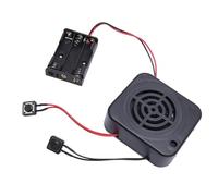 Annadue Módulo de Grabación de Sonido, Módulo de Reproducción de Voz de 2 Minutos con Teclas de Cable Rojo y Negro, para Juguetes Artesanales de Saludos DIY