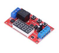 Annadue Módulo de relé de 12 V Retardo de Temporización Digital Interruptor de Disparador Programable, Aislamiento de Optoacoplador Relé de Retardo de Tiempo Ajustable 32 Funciones 0,1 S-999 Min Alta