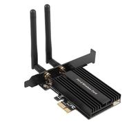 Annadue Módulo Inalámbrico PCI-E a NGFF M.2 WiFi Key-E, Tarjeta Adaptadora Bluetooth con Disipador de Calor para PC de Escritorio