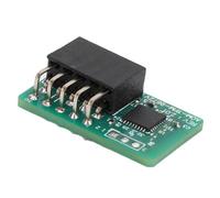 Annadue Módulo TPM2 Placa Base 10PIN SPI AOM TPM9672 Módulo TPM 2.0 Vertical para el Encabezado de la Placa Base Supermicro 10pm TPM