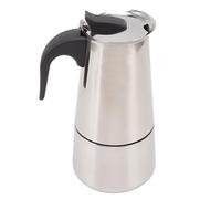 Annadue Moka Portátil de Acero Inoxidable con Material de Calidad Alimentaria, para Acampar en Casa, para Estufa Al Aire Libre (100ml)