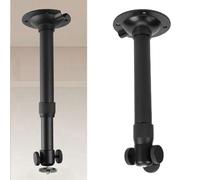 Annadue Montaje de Proyector en Techo/Pared, Soporte de Montaje de Proyector Ajustable de Longitud con Cabezal Giratorio de 360° y Tornillos de 1/4", para TMY para HAPPRUN para Yaber