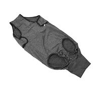 Annadue Pañal para Perros de Cuerpo Completo, Ropa Fisiológica Reutilizable para Perros Machos y Hembras, Traje de Recuperación de Cirugía Canina para Recuperación Quirúrgica de Castración de (L)