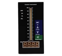 Annadue Pantalla de Columna de Luz Inteligente Transmisor de Nivel de Líquido del Tanque de Agua Sensor de Profundidad Sumergible de 4-20 MA con Salida de Alarma, Sonda de Acero Inoxidable para Aguas